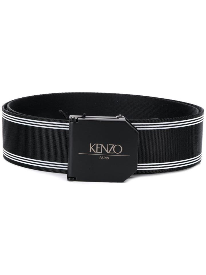 Kenzo Adjustable Buckle Belt - Black