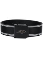 Kenzo Adjustable Buckle Belt - Black
