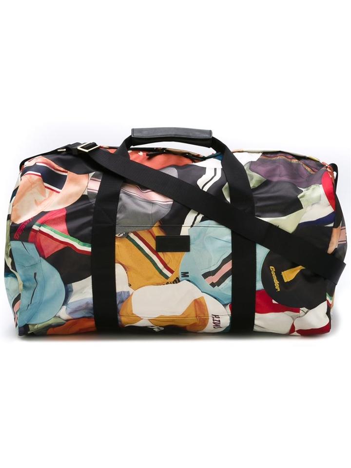 Paul Smith Cap Print Holdall Bag, Polyester