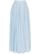 Three Graces Arlene High-waisted Maxi Skirt - Blue