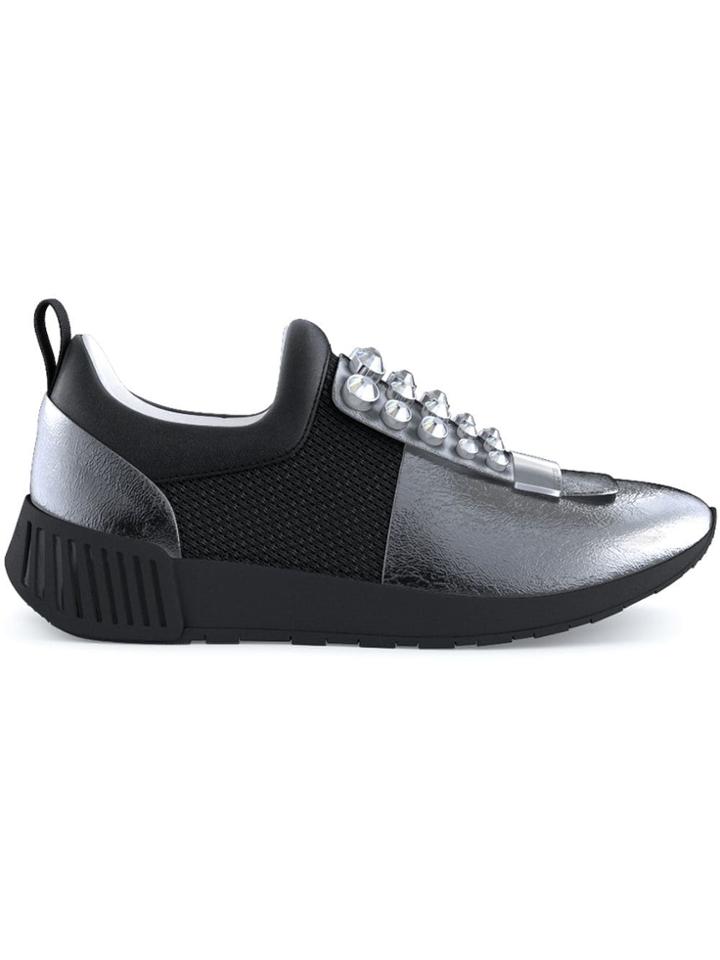 Sergio Rossi Sr1 Running Sneakers - Silver
