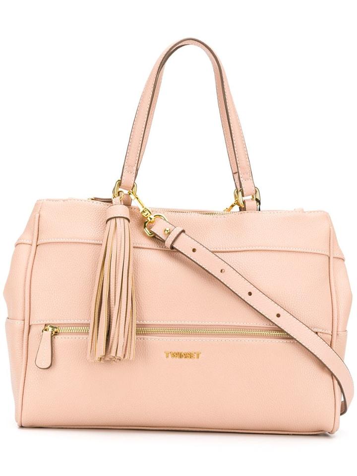 Twin-set Top Zipped Tote - Pink