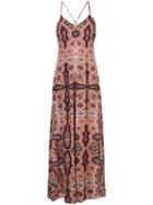 Alice+olivia - Paisley Print Maxi Dress - Women - Polyester/spandex/elastane/viscose - 8, Polyester/spandex/elastane/viscose