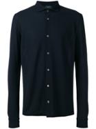 Zanone Soft Long Sleeve Shirt, Men's, Size: 48, Blue, Cotton
