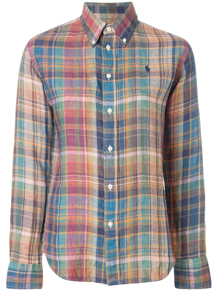 Polo Ralph Lauren Button Down Plaid Shirt - Multicolour