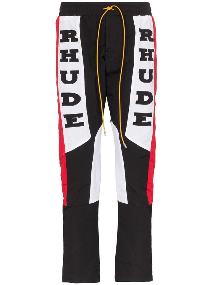 Rhude Rhude Rhacing Logo Swtpnt Blk - Black