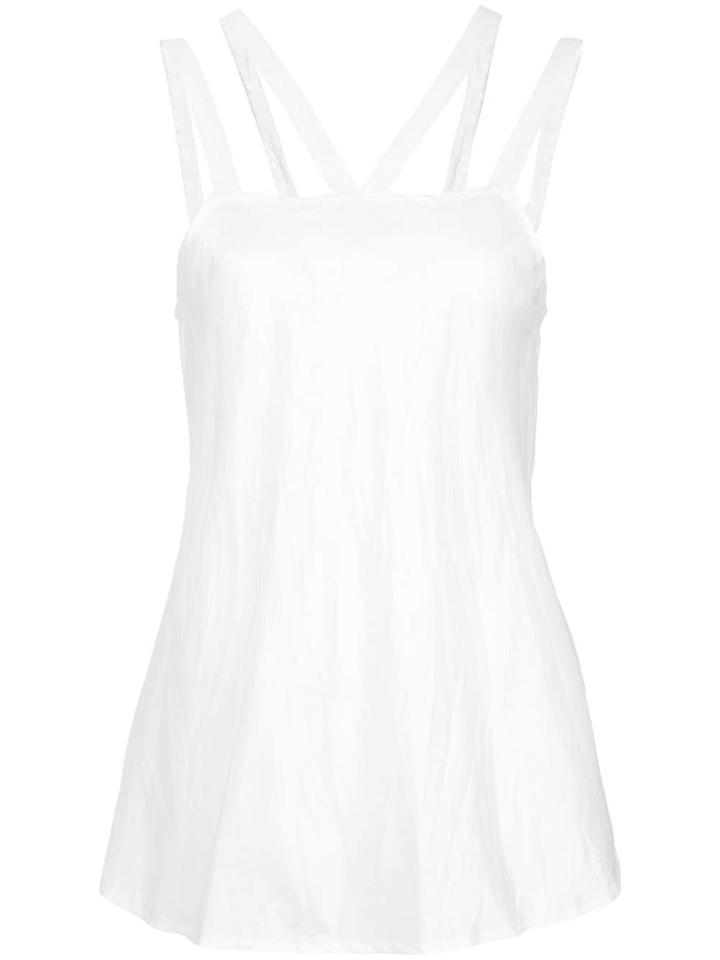 Taylor Quadratic Tank Top - White
