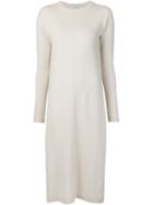 Helmut Lang Fine Knit Sweater Dress, Women's, Size: Medium, Nude/neutrals, Cashmere