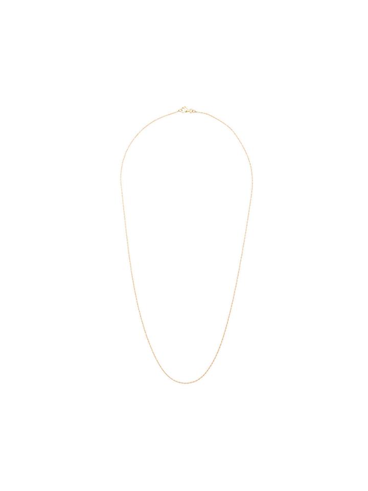 Ileana Makri Slim Chain Necklace - Metallic