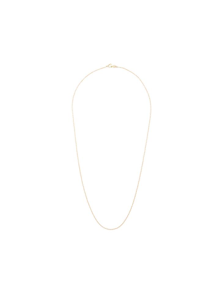 Ileana Makri Slim Chain Necklace - Metallic