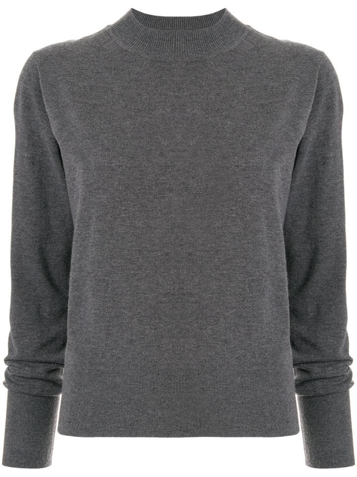 Le Ciel Bleu Knitted Top - Grey