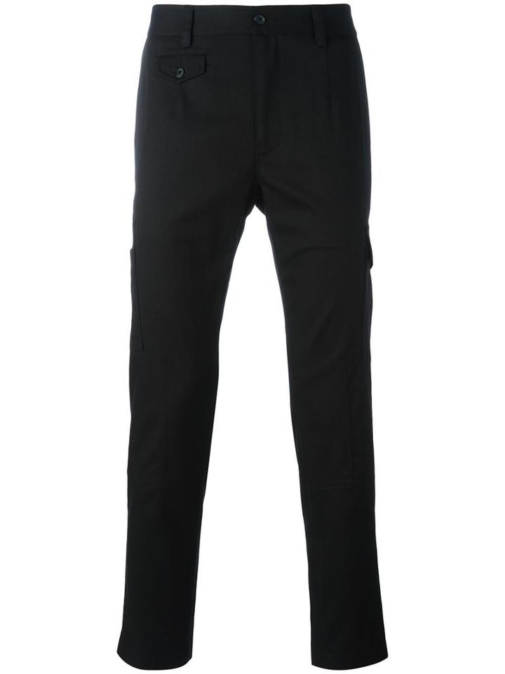 Dolce & Gabbana - Cargo Trousers - Men - Cotton/spandex/elastane - 50, Black, Cotton/spandex/elastane