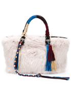 Sacai Fuzzy Tote Bag - Neutrals