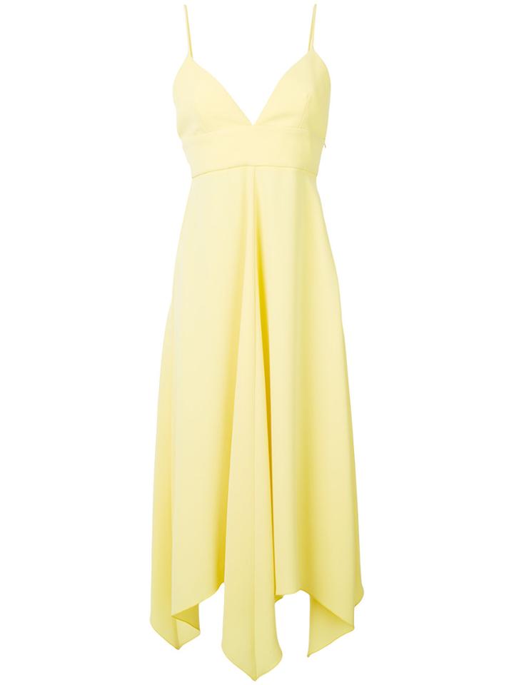 Boutique Moschino Draped Front Dress - Yellow & Orange