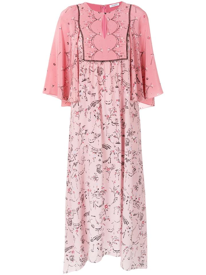 Vilshenko Vivian Dress - Pink & Purple