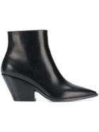 Casadei Western Ankle Boots - Black