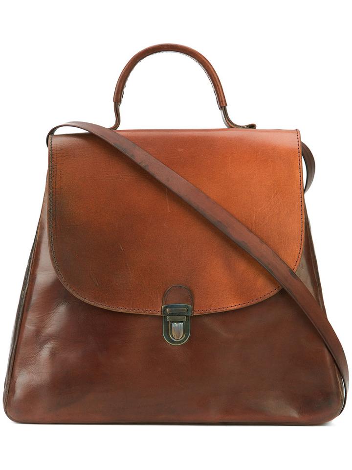 Cherevichkiotvichki - Small Lock Bag - Women - Horse Leather - One Size, Brown, Horse Leather