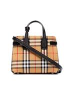 Burberry Baby Banner Vintage Check Tote - Neutrals