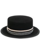 Maison Michel Auguste Hat - Black