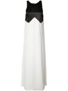 Josh Goot Simple Dress, Women's, Size: Large, White, Viscose/silk Satin