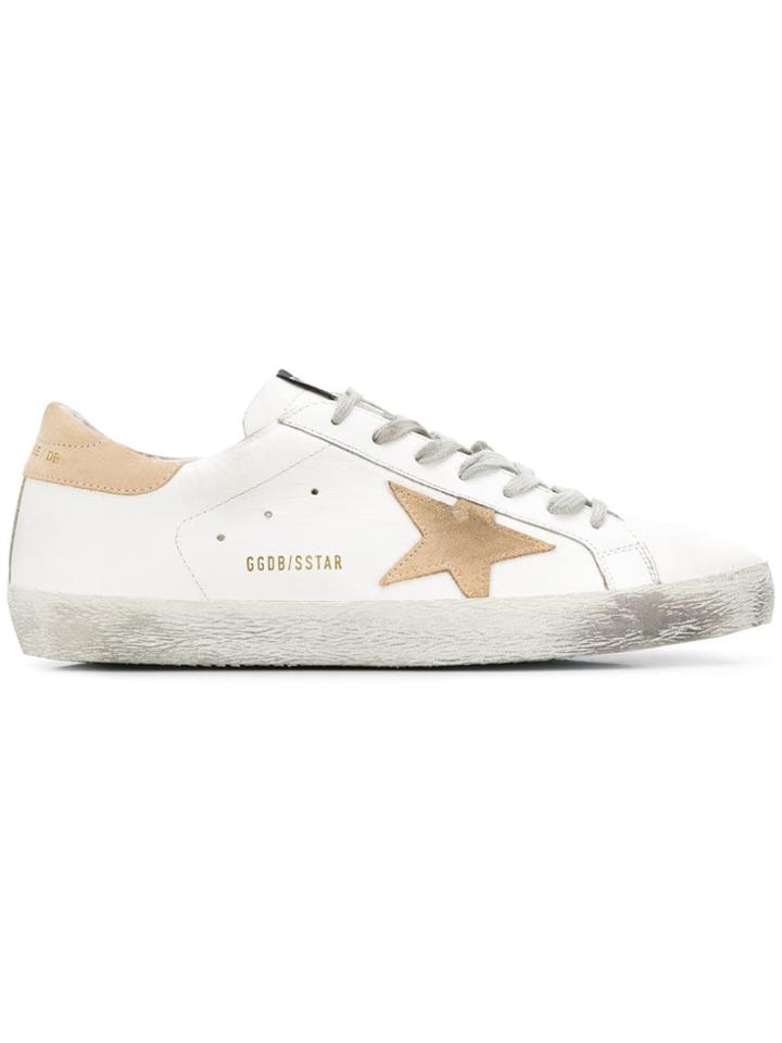 Golden Goose Deluxe Brand Star Print Low Top Sneakers - White