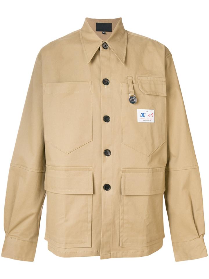 Xander Zhou Cargo Jacket - Nude & Neutrals