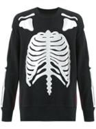 À La Garçonne - Skeleton Sweatshirt - Men - Cotton - G, Black, Cotton