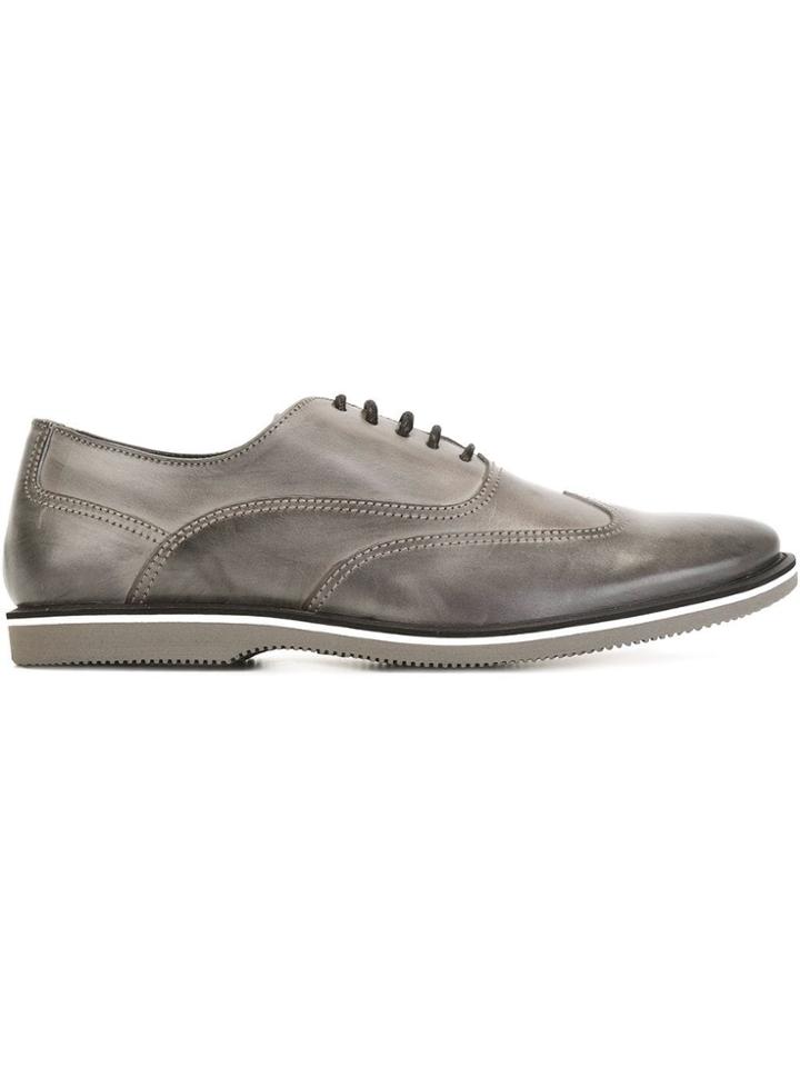 Hogan 'francesina' Oxford Shoes - Grey