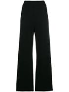 Barena High-waisted Flared Trousers - Black