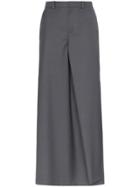 Y / Project Trouser Front Wool Blend Maxi Skirt - Grey