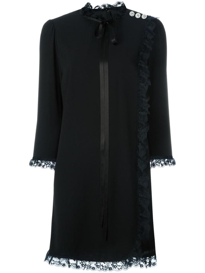 Marc Jacobs Lace Babydoll Dress - Black