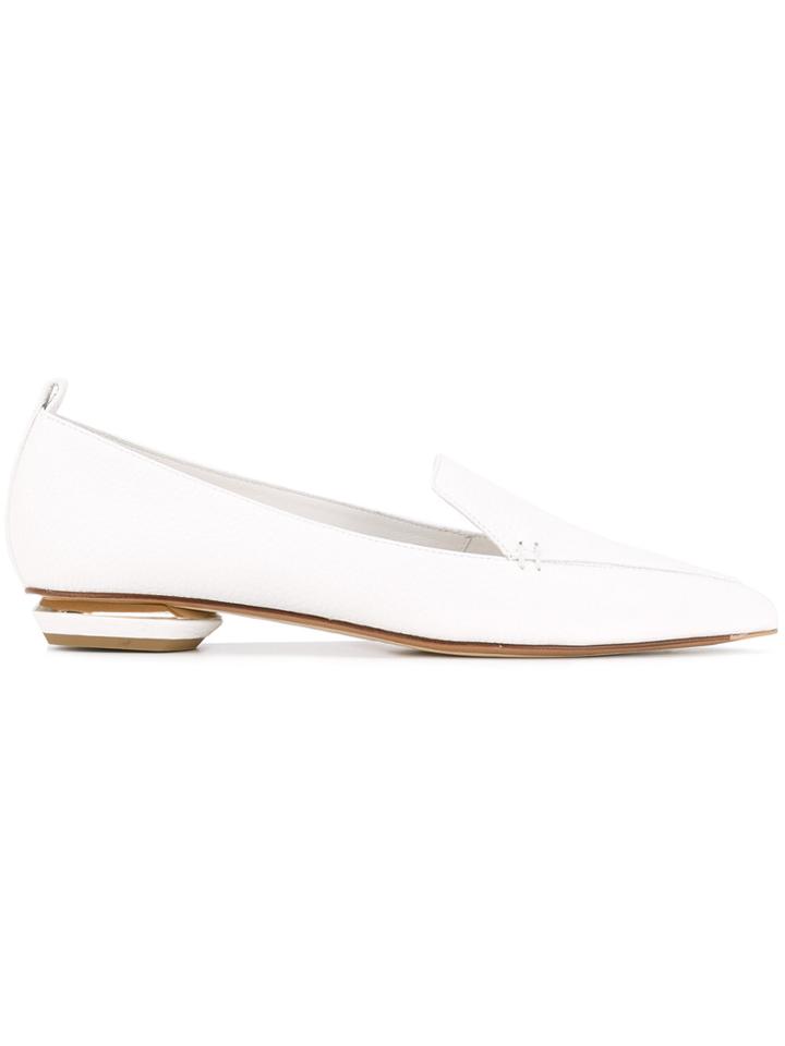 Nicholas Kirkwood 18mm Beya Loafers - White