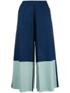 Bodice Farfetch Exclusive Box-pleated Culottes - Blue