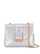 Visone Mini Alice Cocco Bag - Silver