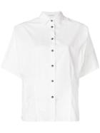 Tomas Maier Shortsleeved Button Shirt - White