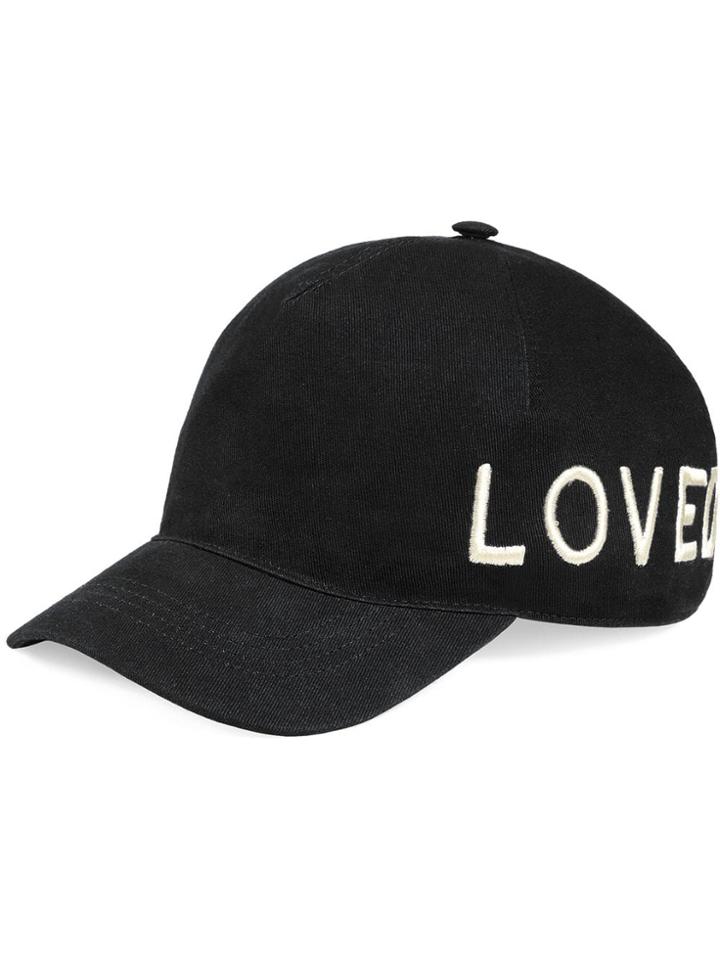 Gucci Embroidered Baseball Hat - Black