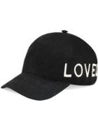 Gucci Embroidered Baseball Hat - Black