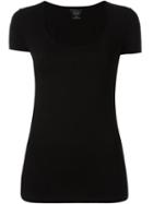 Majestic Filatures Scoop Neck T-shirt, Women's, Size: 1, Black, Spandex/elastane/viscose