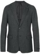 Prada Classic Fitted Tweed Blazer - Grey