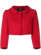 Paule Ka Cropped Fitted Jacket - Red
