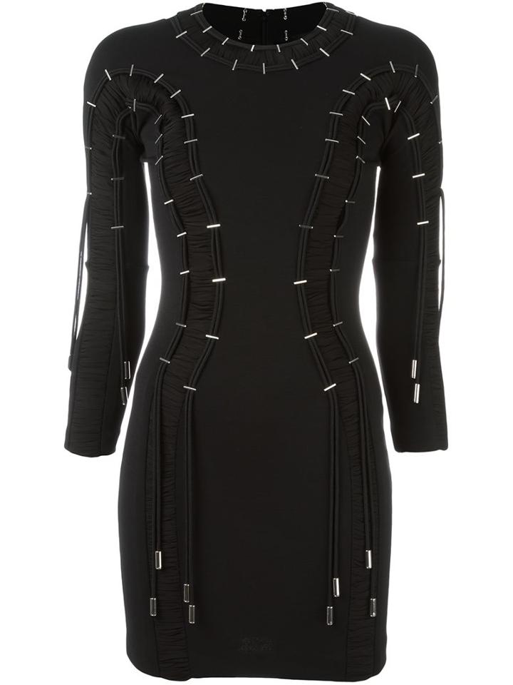 Dsquared2 Lace Trim Fit Dress