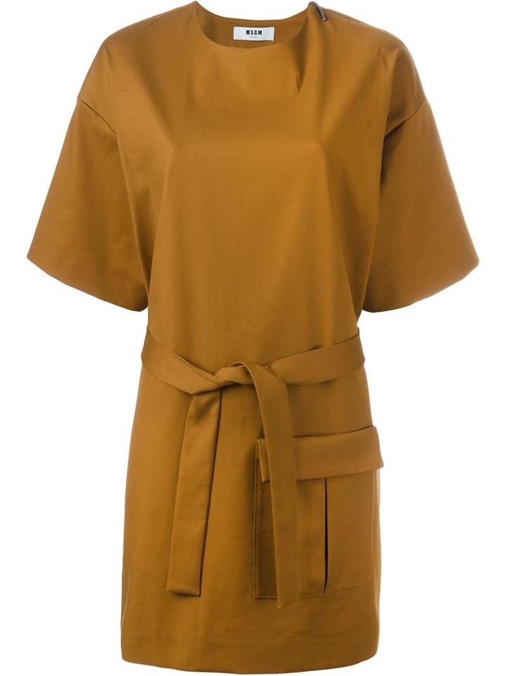Msgm Waist-tie Dress