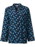 P.a.r.o.s.h. Floral Pyjama Top - Blue