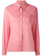 Margaret Howell - Button-up Shirt - Women - Cotton - 12, Pink/purple, Cotton