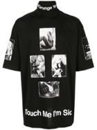 Takahiromiyashita The Soloist Band Graphic Slogan T-shirt - Black