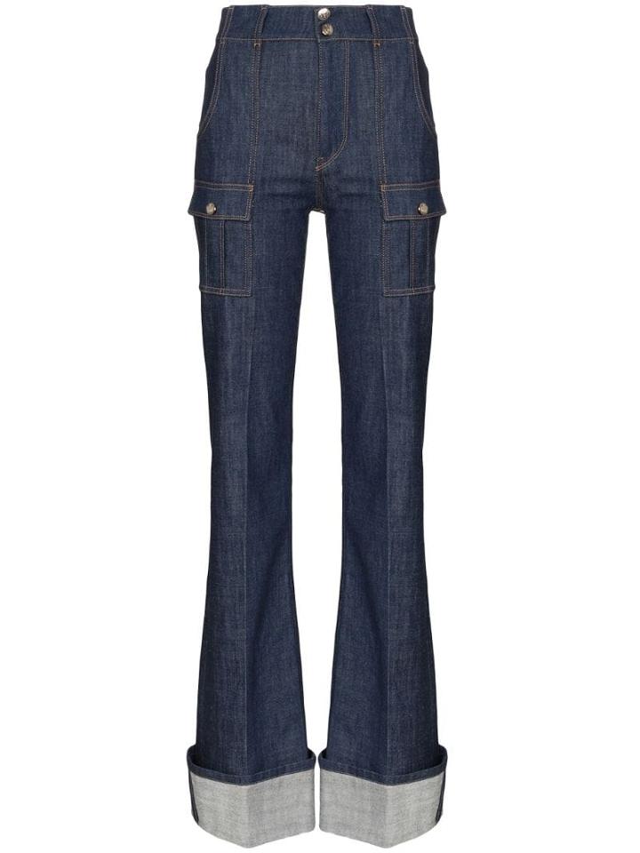 Chloé Flared Skinny Jeans - Blue