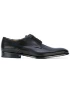 Giorgio Armani Classic Derby Shoes - Black