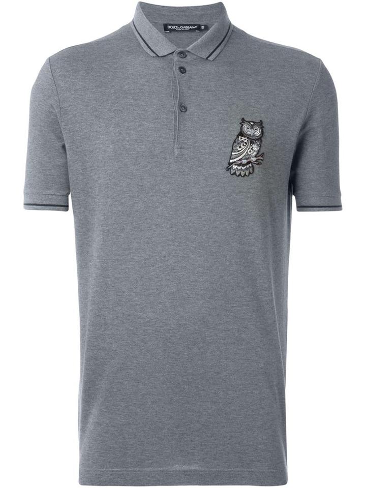 Dolce & Gabbana Owl Patch Polo Shirt