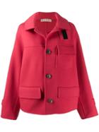 Marni Double-face Short Coat - Red