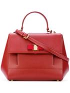 Salvatore Ferragamo Vara Top Handle Bag - Red